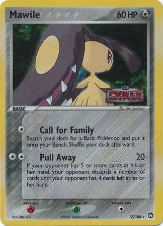 EX Power Keepers Mawile #17/108 reverse holo
